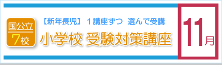 11月の講座
